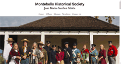 Desktop Screenshot of montebellohistoricalsociety.org